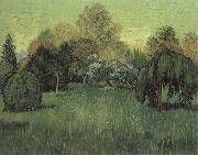 Vincent Van Gogh The Poet-s Garden oil